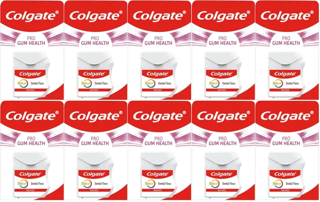 colgate-total-pro-zahnfleisch-zahnseide-10er-pack-ptfe image 1