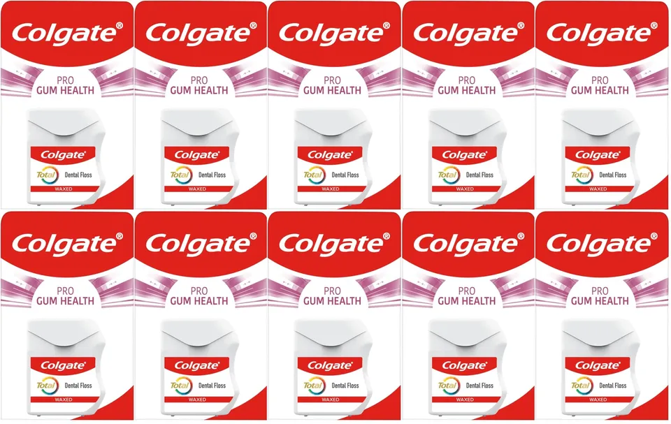 colgate-total-pro-zahnfleisch-zahnseide-10er-pack-ptfe image 1