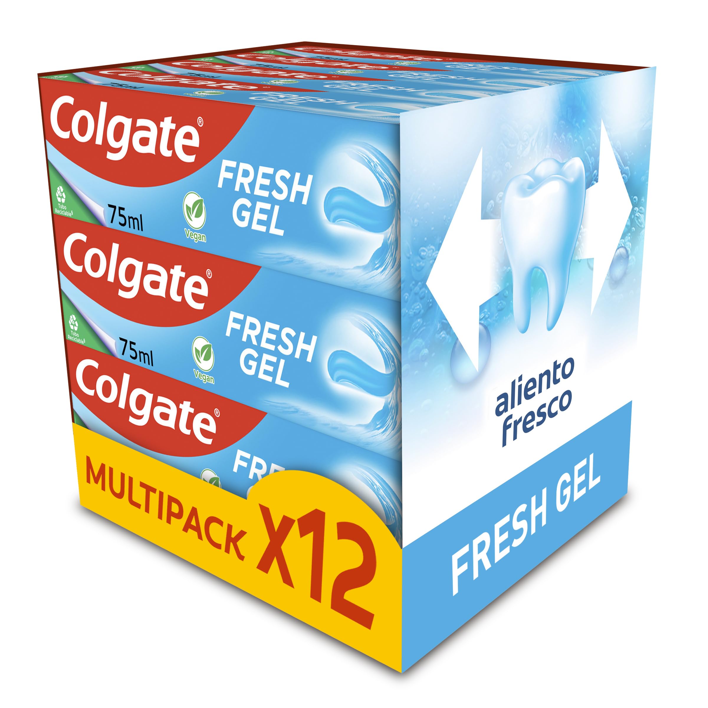 colgate-total-fresh-gel-zahnpasta-12x75-ml-minze image 1