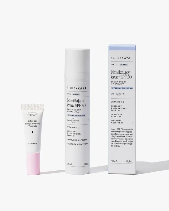 your-kaya-feuchtigkeitscreme-spf-50-lippen-l-set-poppy-glow image 1