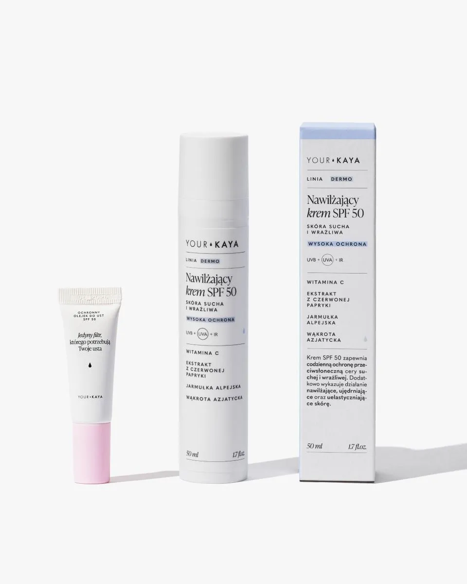 your-kaya-feuchtigkeitscreme-spf-50-lippen-l-set-poppy-glow image 1