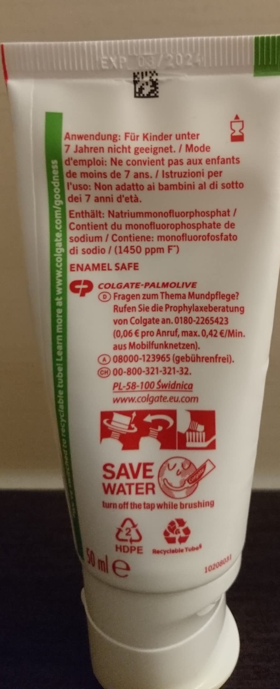 Saubere Tube