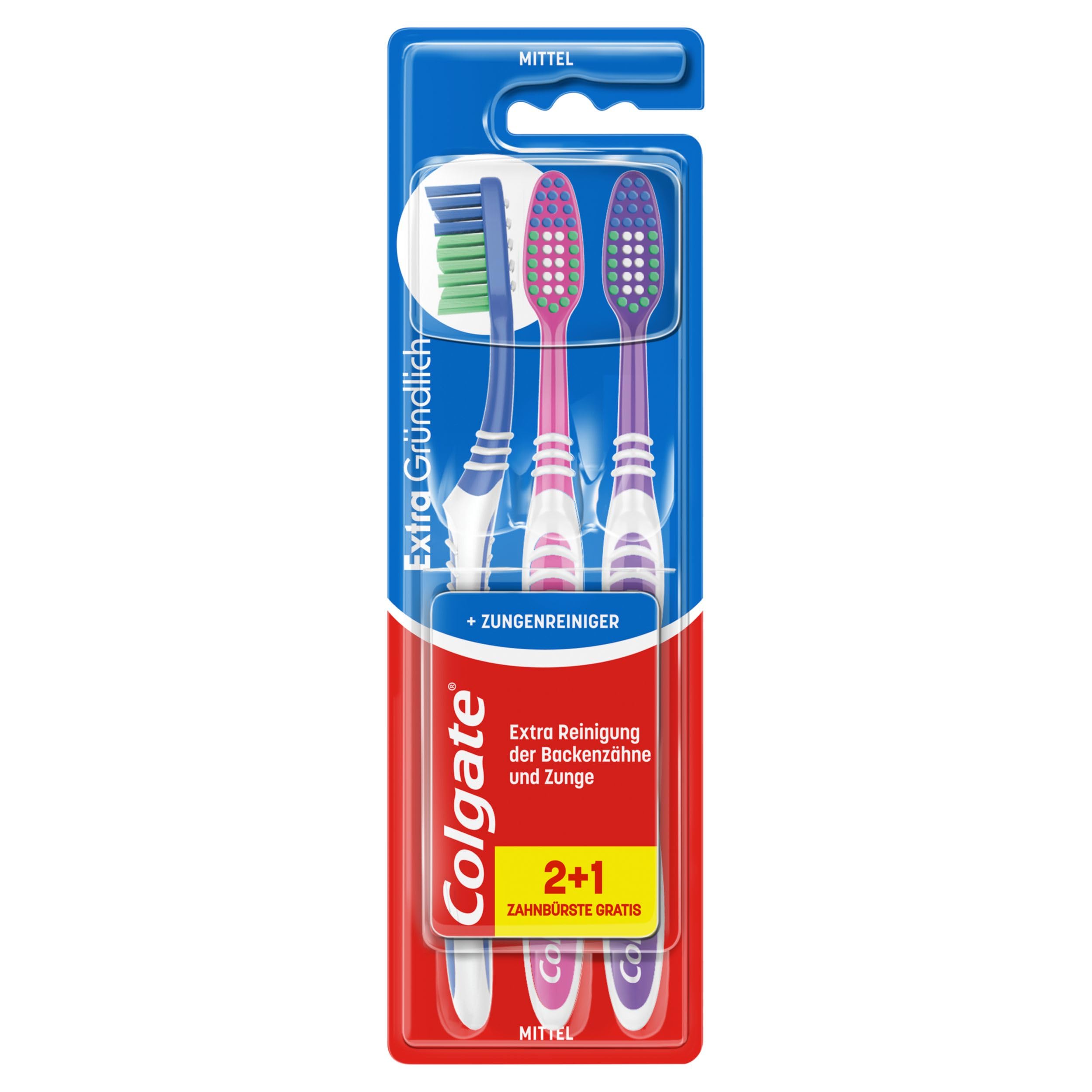 colgate-extra-clean-zahnb-rste-mittelhart-3er-pack image 1