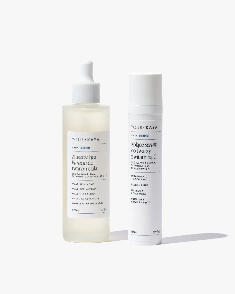your-kaya-twarz-pflegeset-peeling-vitamin-c-serum-pickel image 1