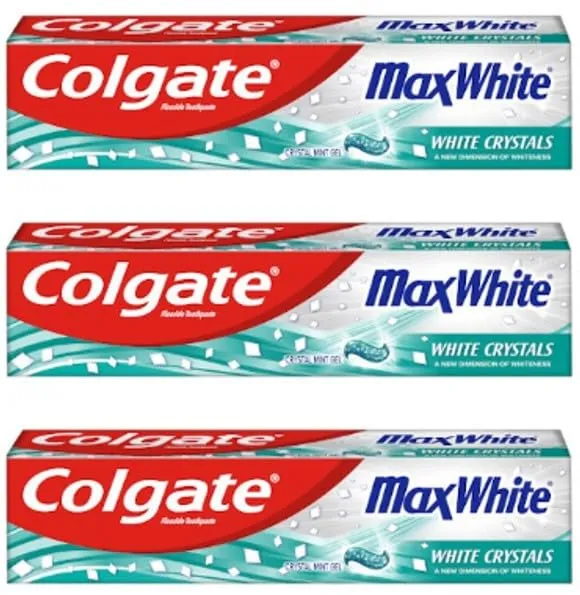 colgate-max-white-zahnpasta-wei-e-kristalle-3x100ml-aufhellend image 1