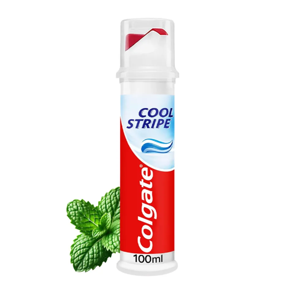 colgate-total-cool-stripe-zahnpasta-pumpe-100-ml-minzgel image 1