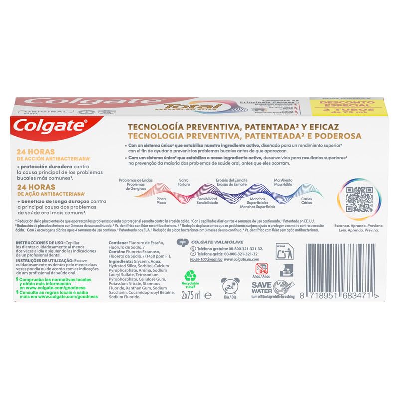 colgate-total-activa-original-zahnpasta-2x75-ml-8in1-schutz image 3