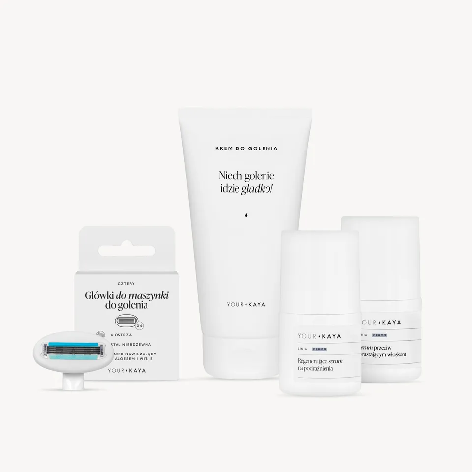 your-kaya-rasur-set-empfindliche-haut-4-klingen-creme-serum image 1