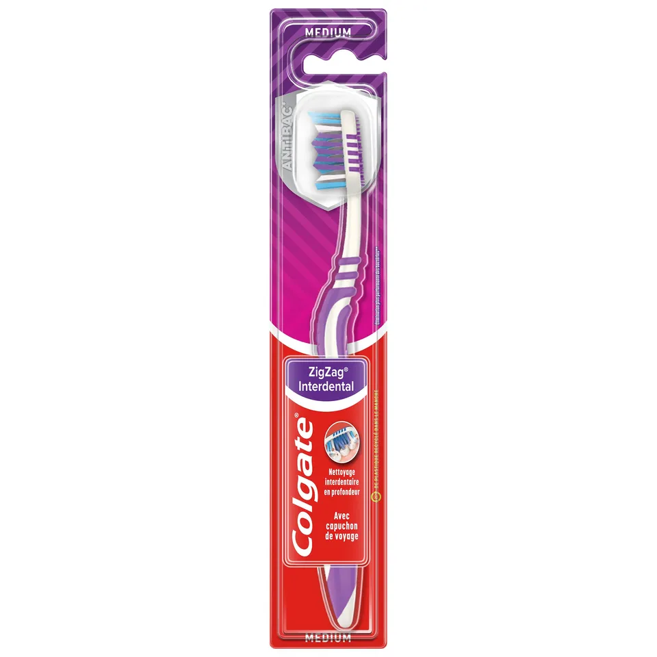 colgate-zigzag-zahnb-rste-medium-1-st-ck-mit-zungenreiniger image 1