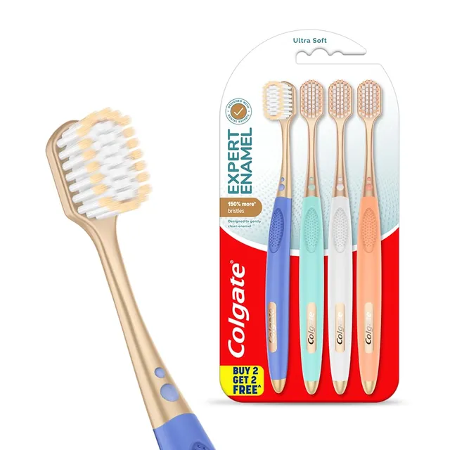colgate-gentle-enamel-zahnb-rste-ultraweich-4-st-ck image 1