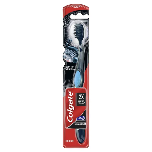 colgate-360-aktivkohle-zahnb-rste-6er-pack-plaque-zungenreiniger image 1
