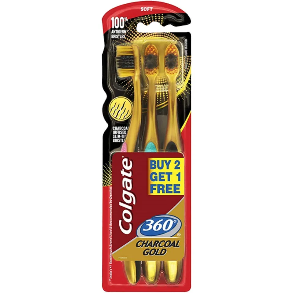 colgate-360-charcoal-gold-zahnb-rste-extra-soft-3er-pack image 1