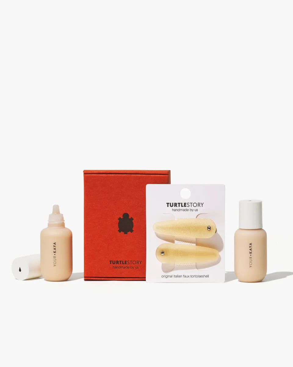 your-kaya-makijaz-set-tint-sunny-beige-highlighter-spangen-limitiert image 1