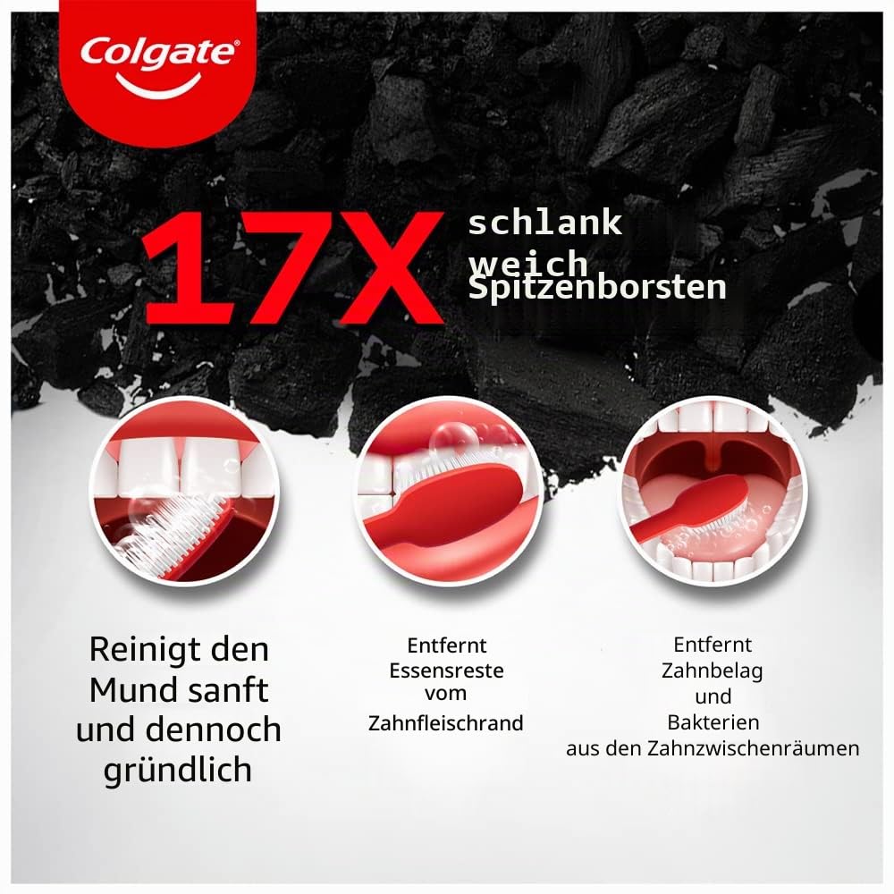 colgate-slimsoft-charcoal-zahnb-rste-weich-4-st-ck image 3
