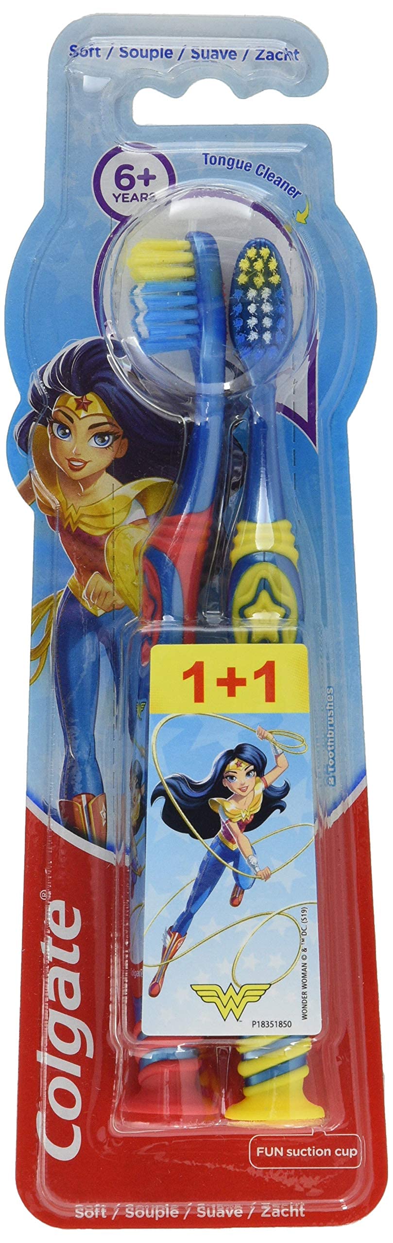 colgate-kids-batman-kinderzahnb-rste-6-2er-pack-zahnb-rste image 1