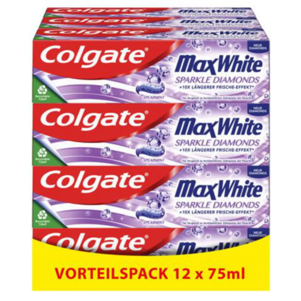 colgate-max-white-sparkle-diamonds-zahncreme-75-ml-minze image 1