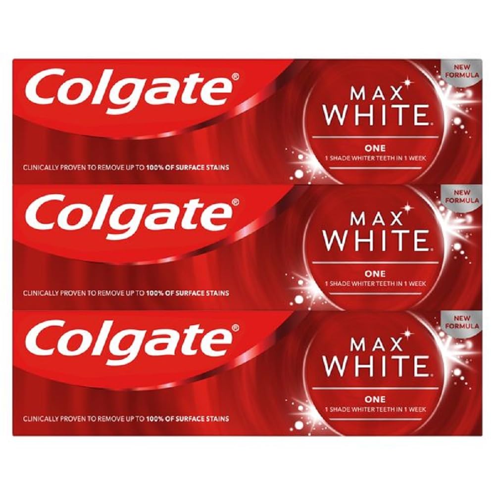 colgate-max-white-white-zahnpasta-3x75ml-aufhellend-fluorid image 1