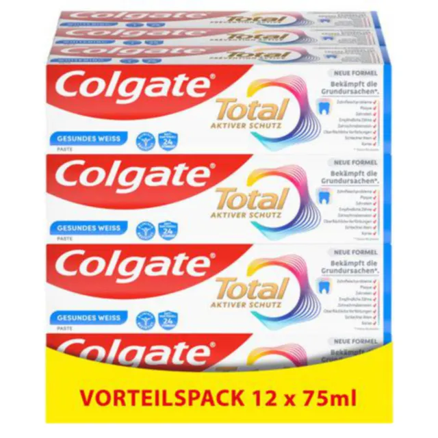 colgate-total-gesundes-wei-zahnpasta-75-ml-schutz image 1