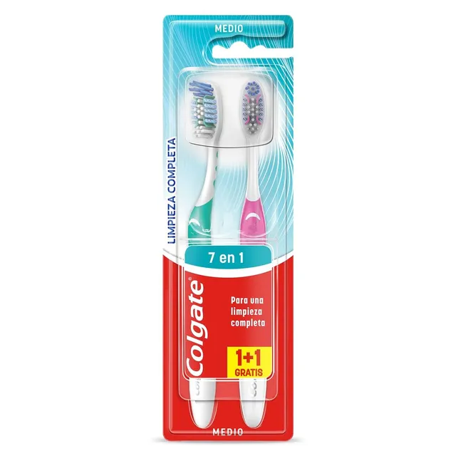 colgate-total-zahnb-rste-2-st-ck-mittel-reinigung image 1