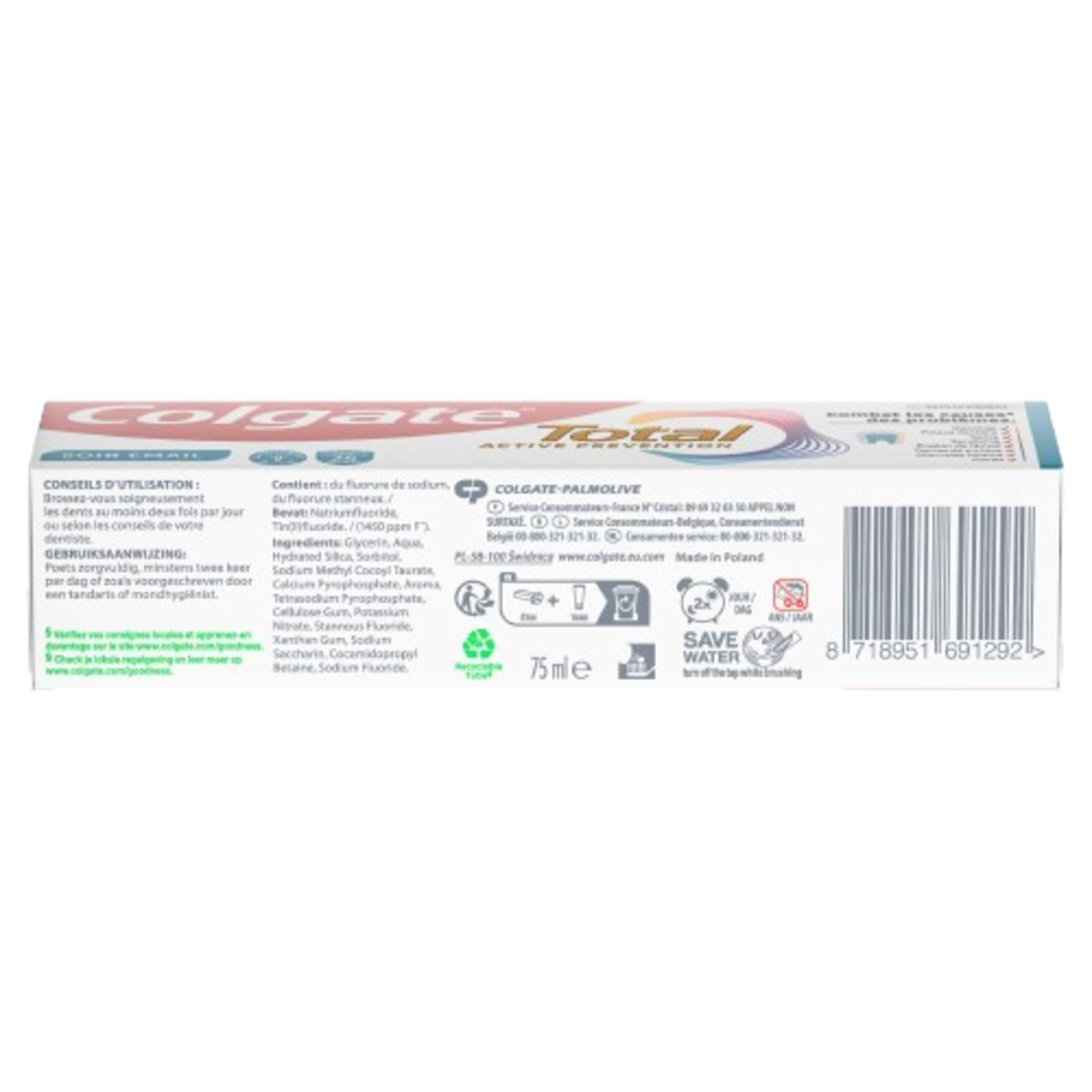 colgate-total-zahnpasta-zahnschmelzpflege-3x75ml-24h-schutz image 4