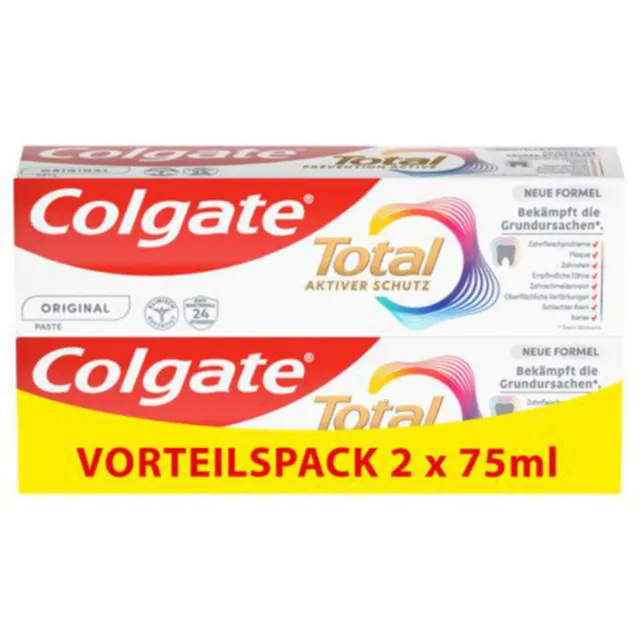 colgate-total-original-zahnpasta-minze-2x75-ml image 1