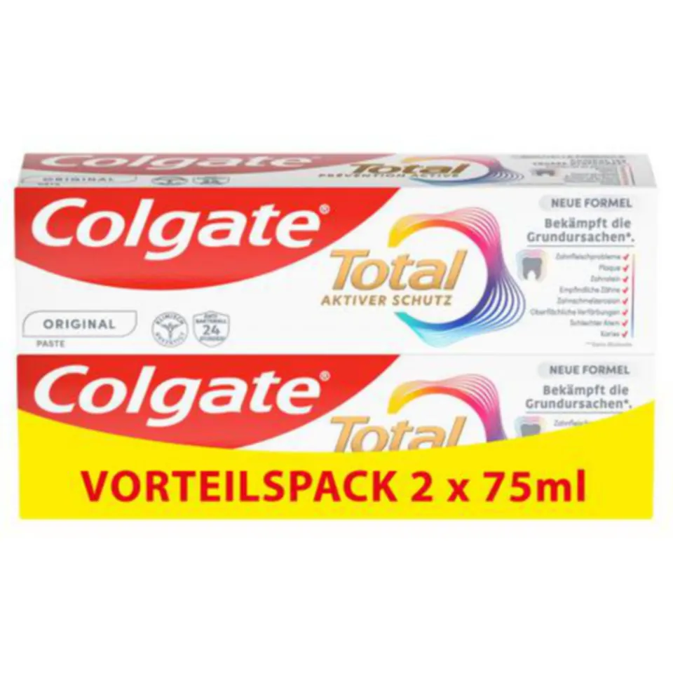 colgate-total-original-zahnpasta-minze-2x75-ml image 1