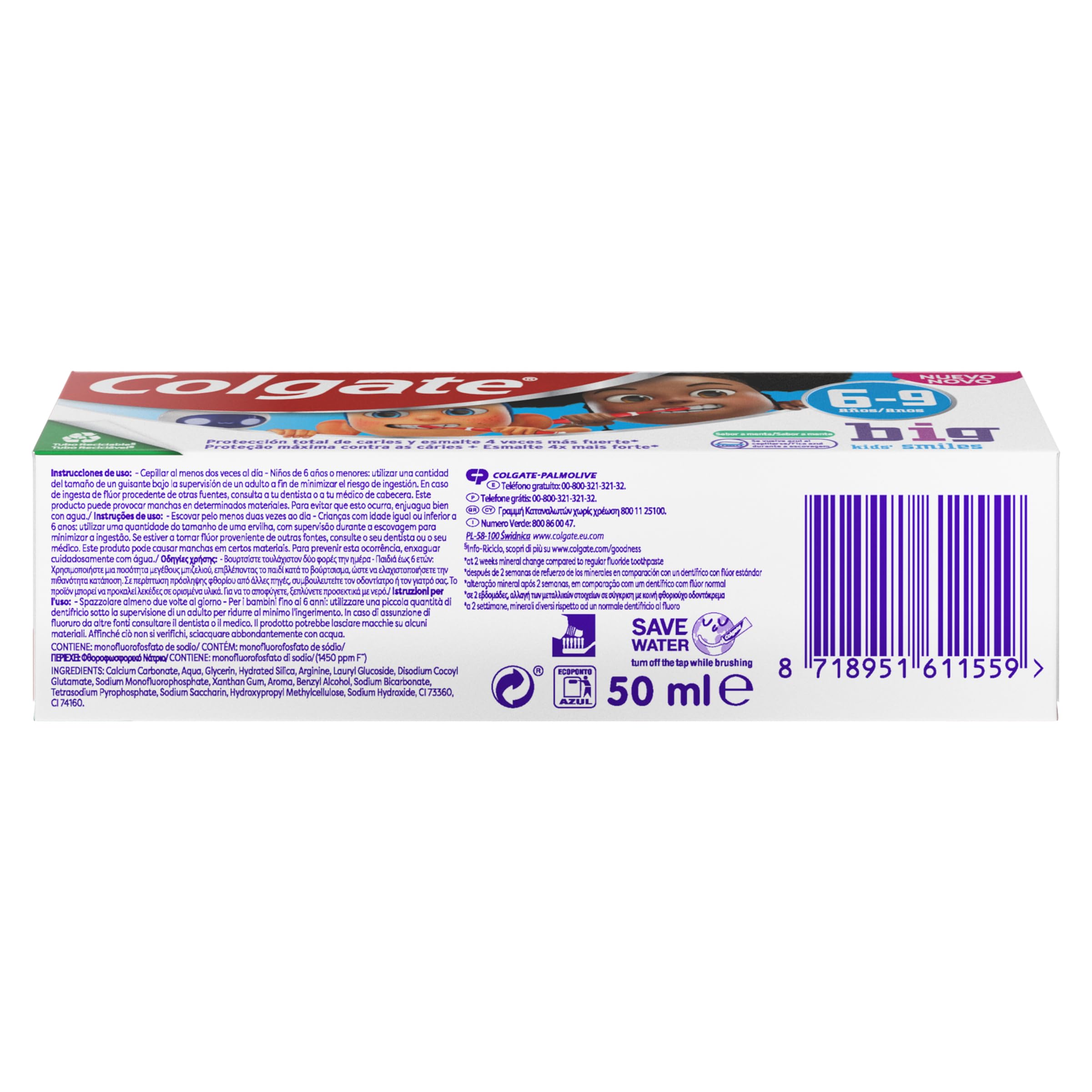colgate-kids-zahnpasta-minze-farbwechsel-12-x-50-ml-6-9-jahre image 3