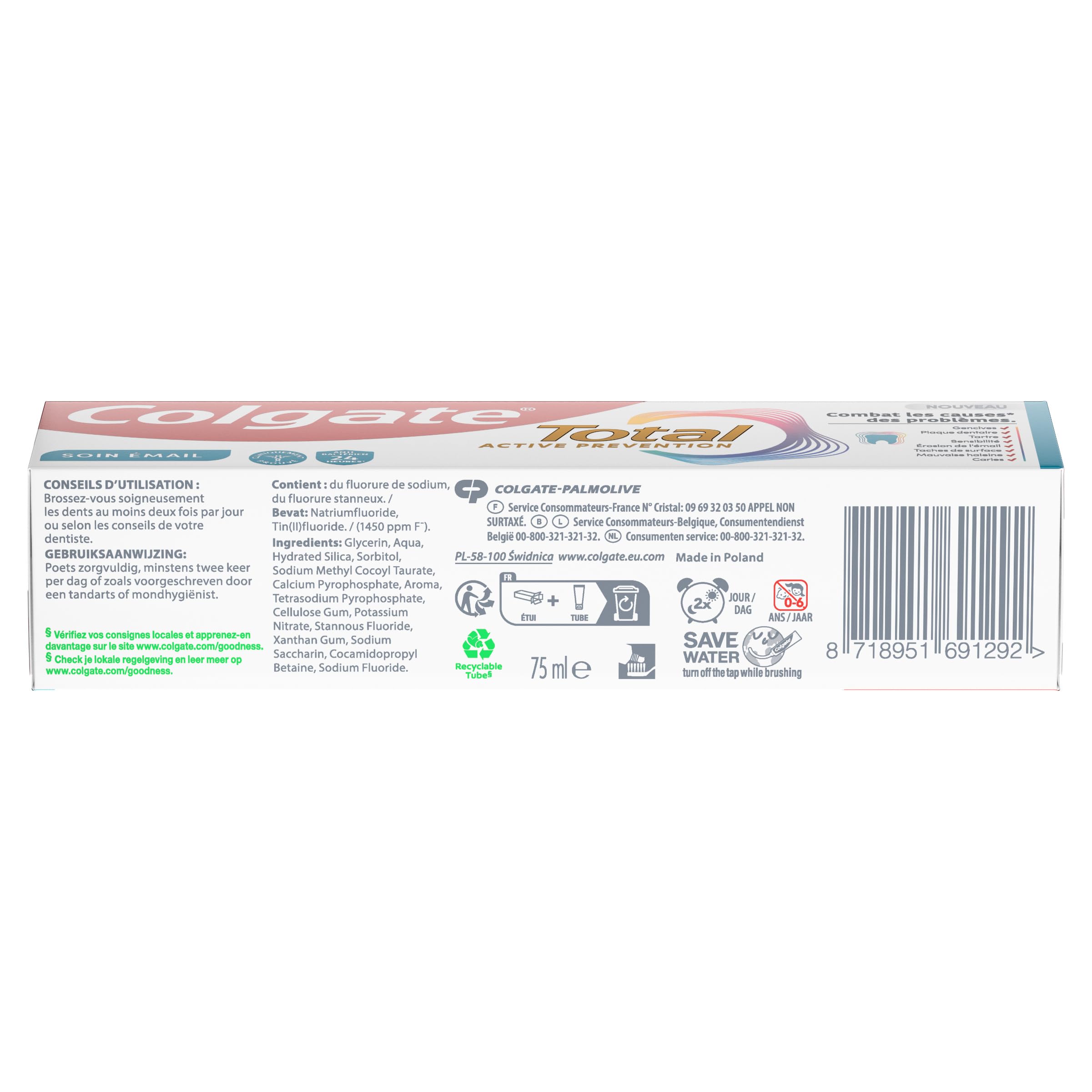 colgate-total-zahnpasta-zahnschmelzpflege-3x75ml-24h-schutz image 3