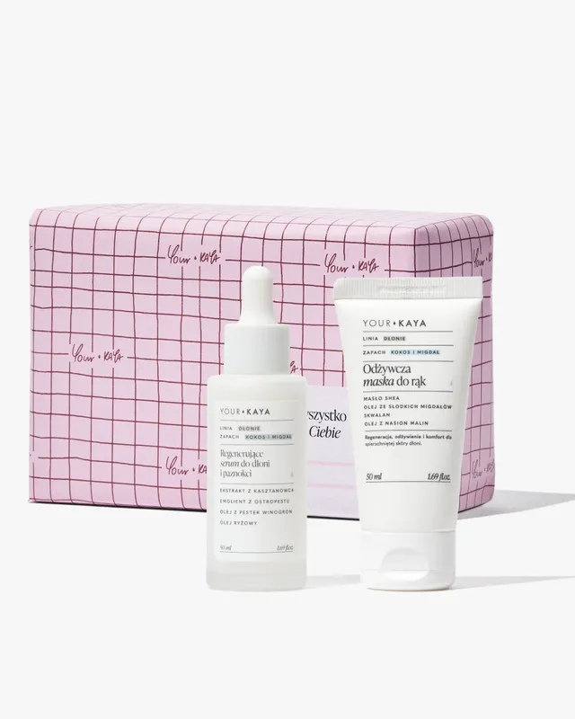 your-kaya-prezenty-handpflegeset-kokos-mandel-maske-serum image 1