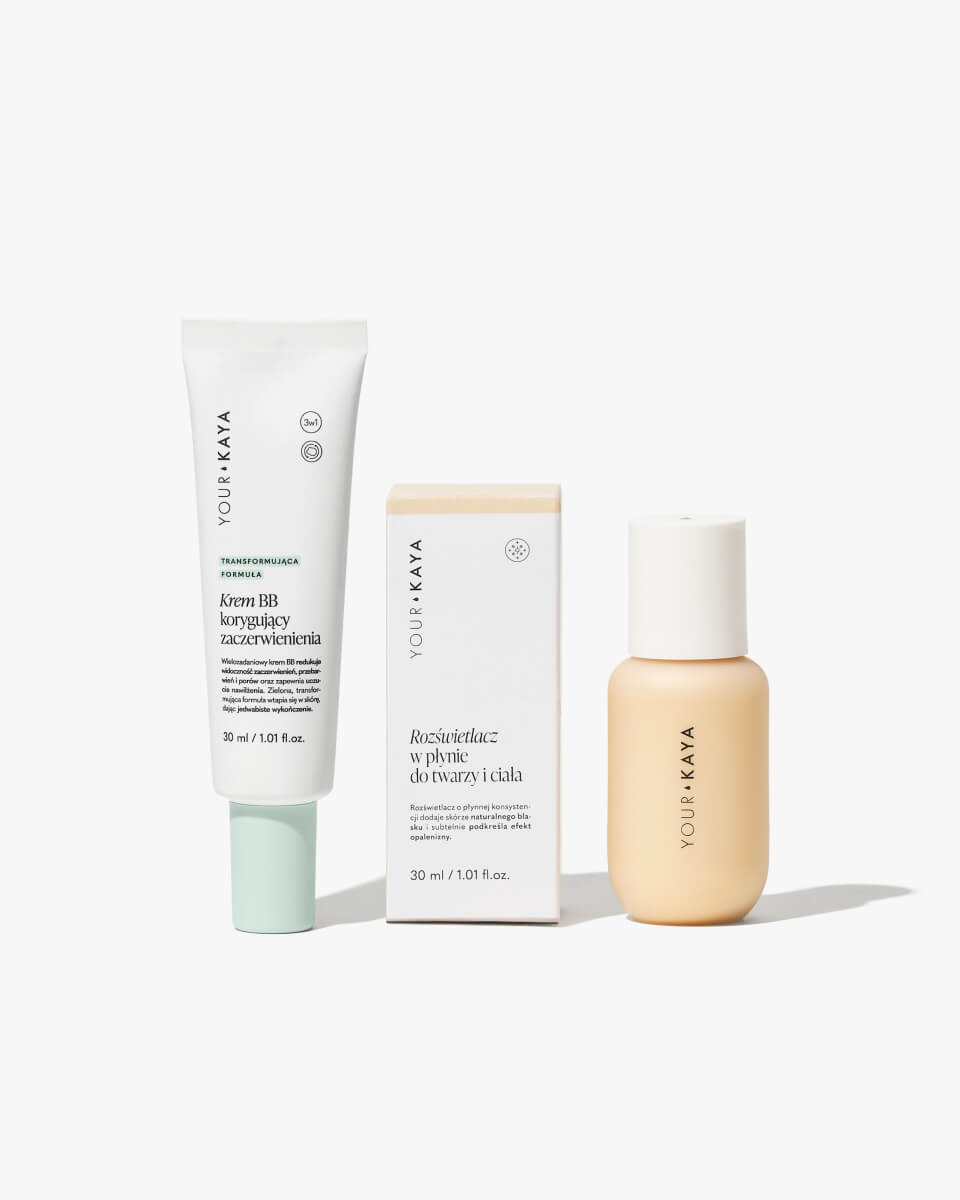 your-kaya-makija-bb-creme-liquid-highlighter-make-up-set-glow image 1
