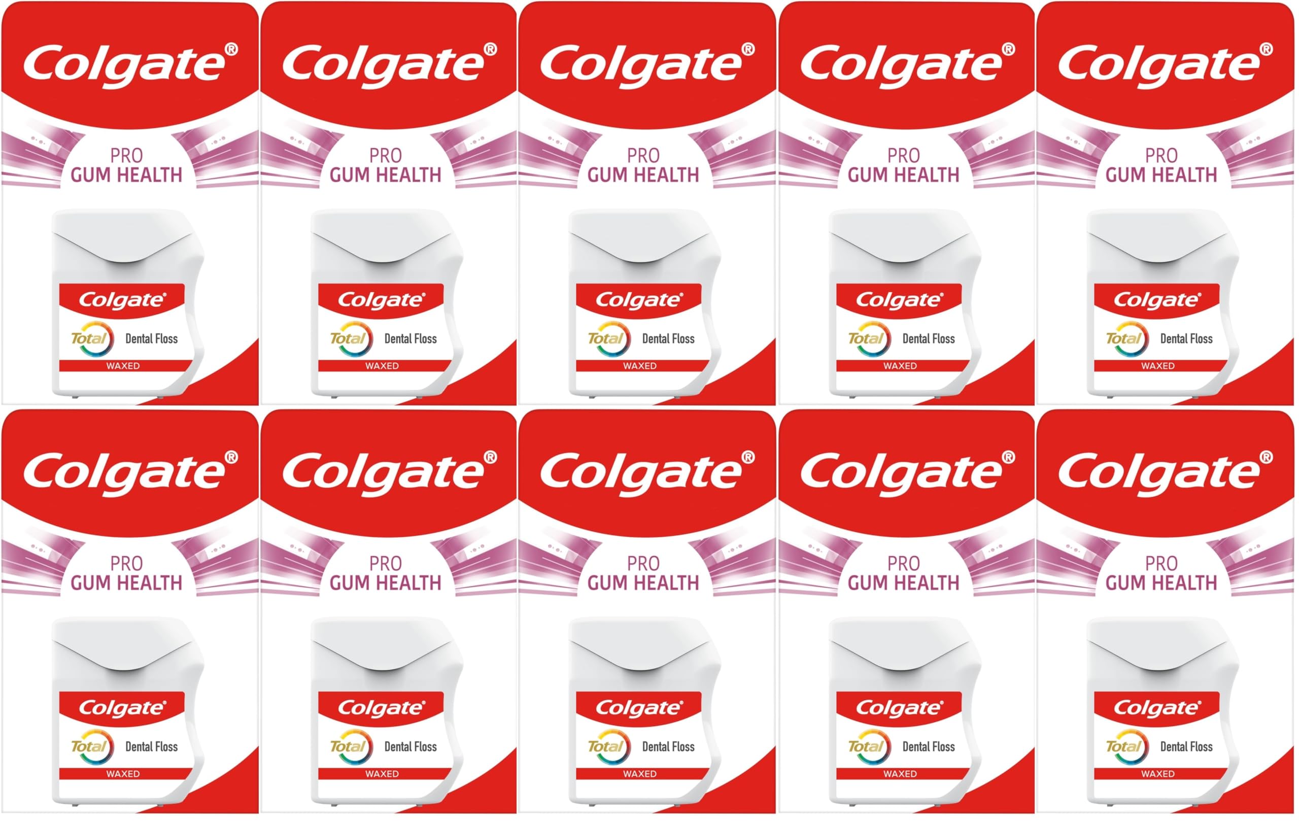 colgate-total-pro-zahnfleisch-zahnseide-10er-pack-ptfe image 1