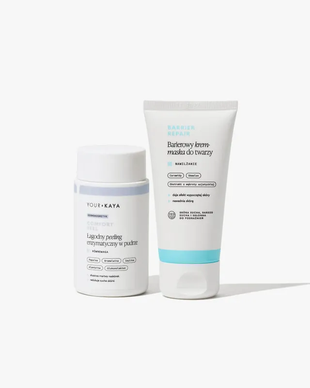 your-kaya-comfort-peel-enzympeeling-ceramid-creme-maske-set image 1