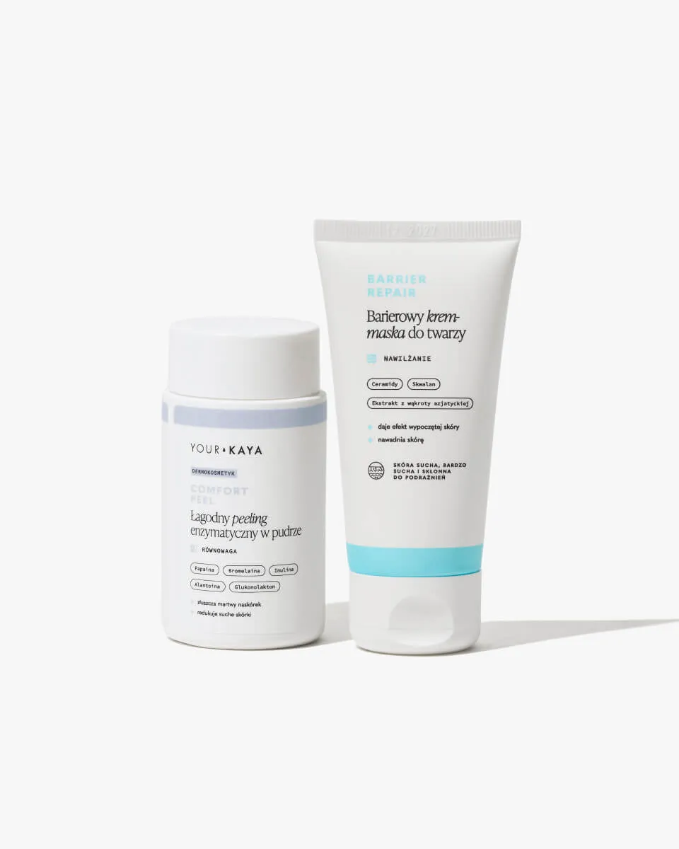 your-kaya-comfort-peel-enzympeeling-ceramid-creme-maske-set image 1