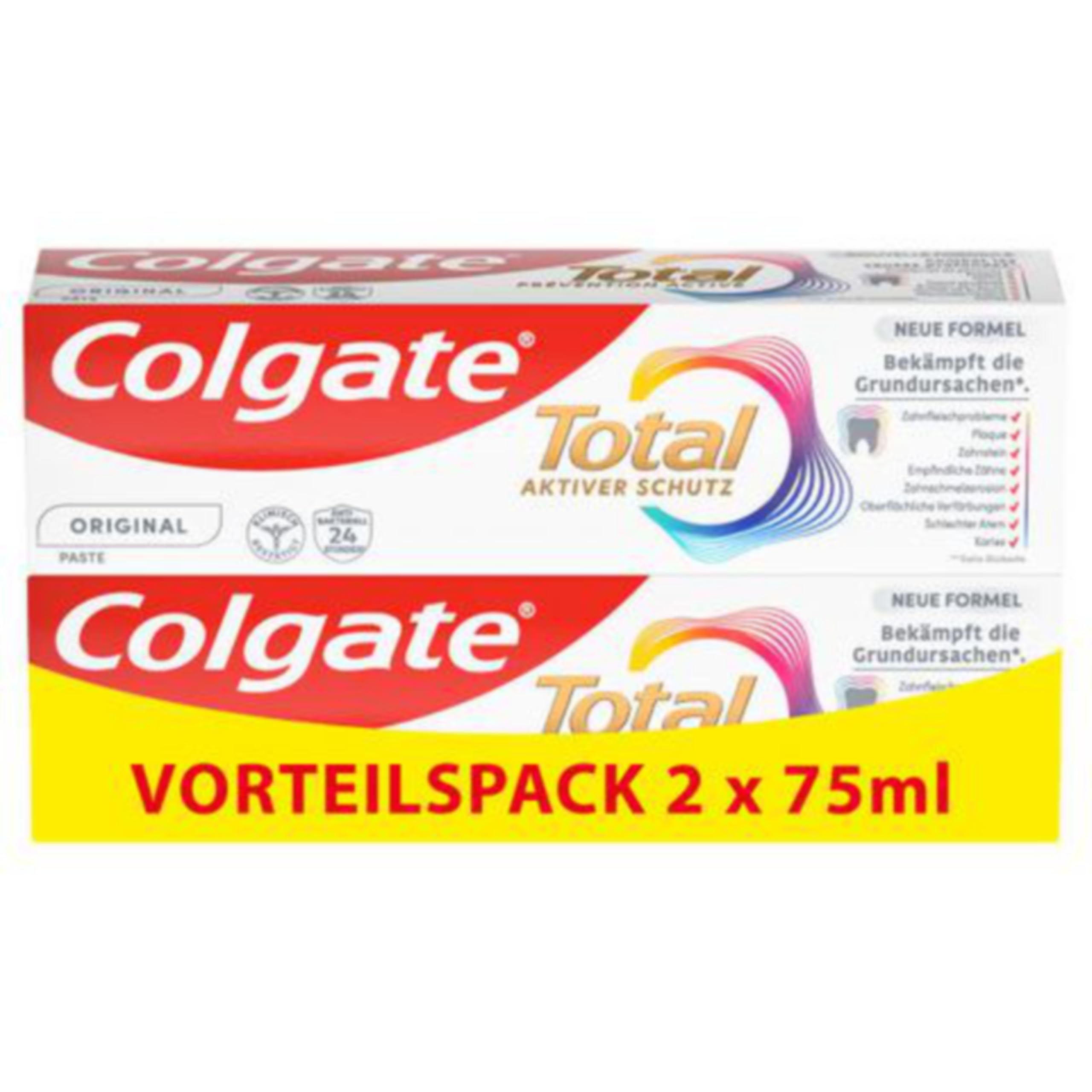 colgate-total-original-zahnpasta-minze-2x75-ml image 1
