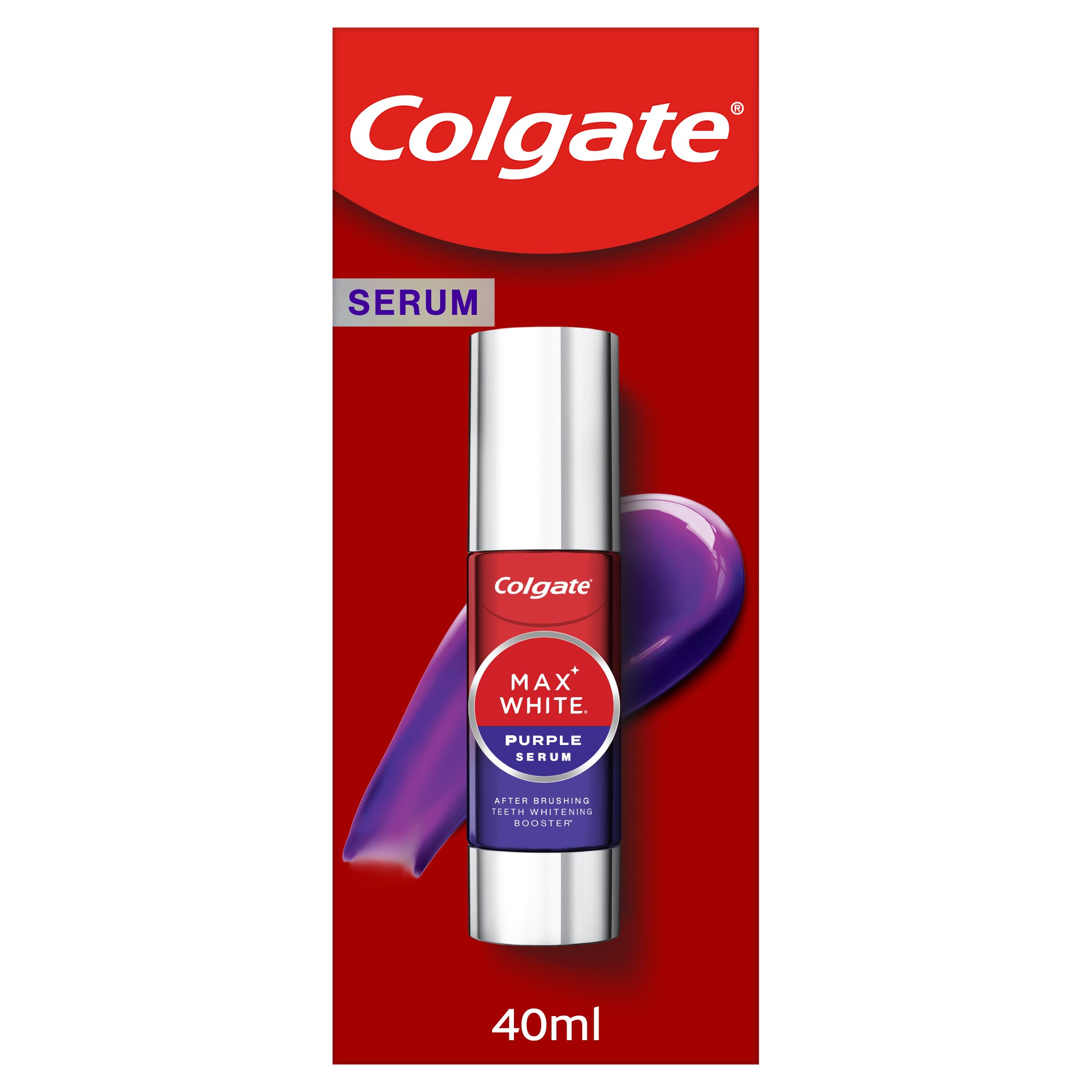 colgate-max-white-purple-serum-40-ml-farbkorrektur-minze-yuzu image 1