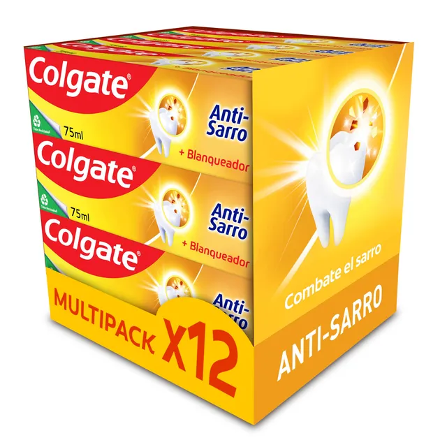 colgate-total-zahnpasta-zahnstein-whitening-12x75ml-fluorid image 1