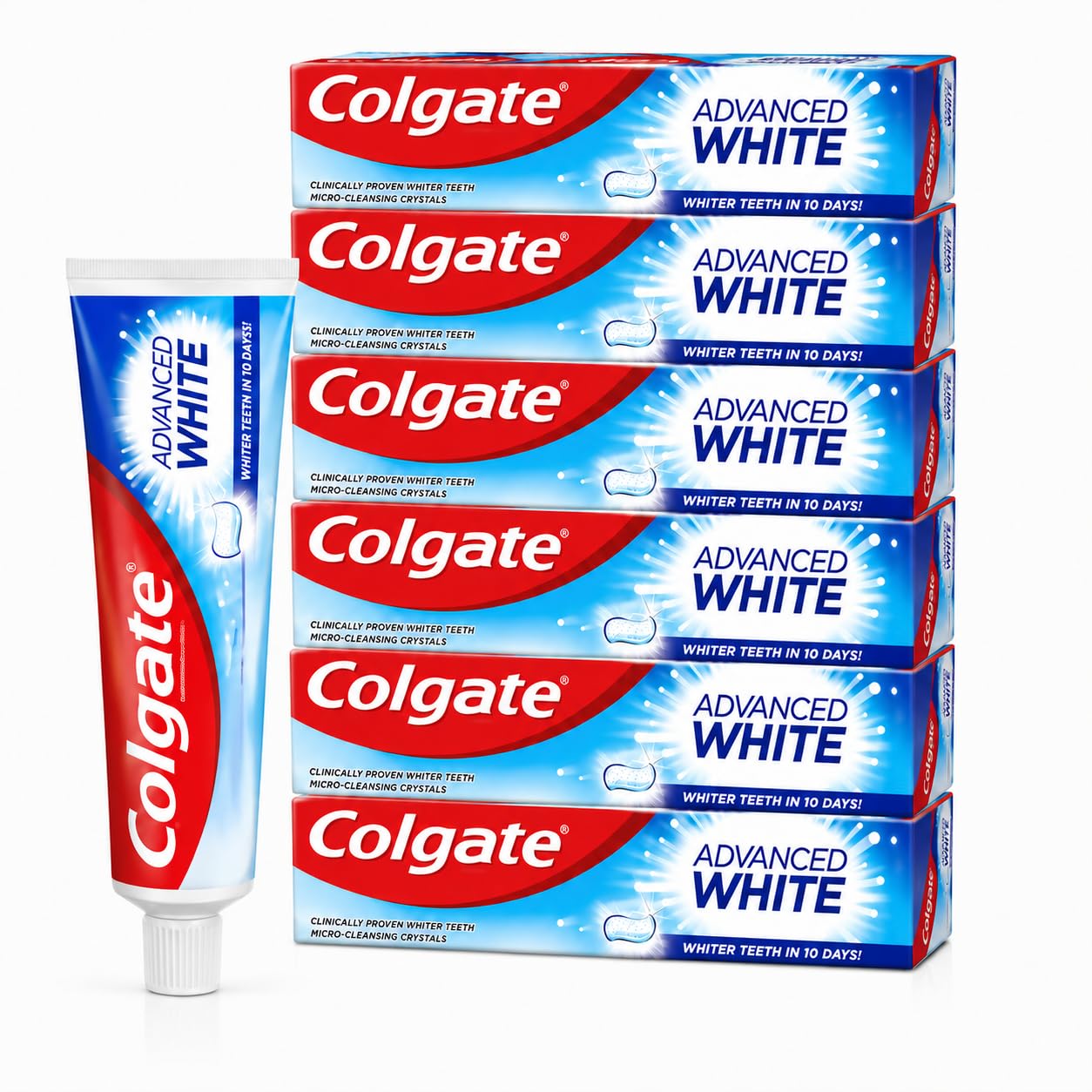 colgate-advanced-white-zahnpasta-6x100-g-minze image 1