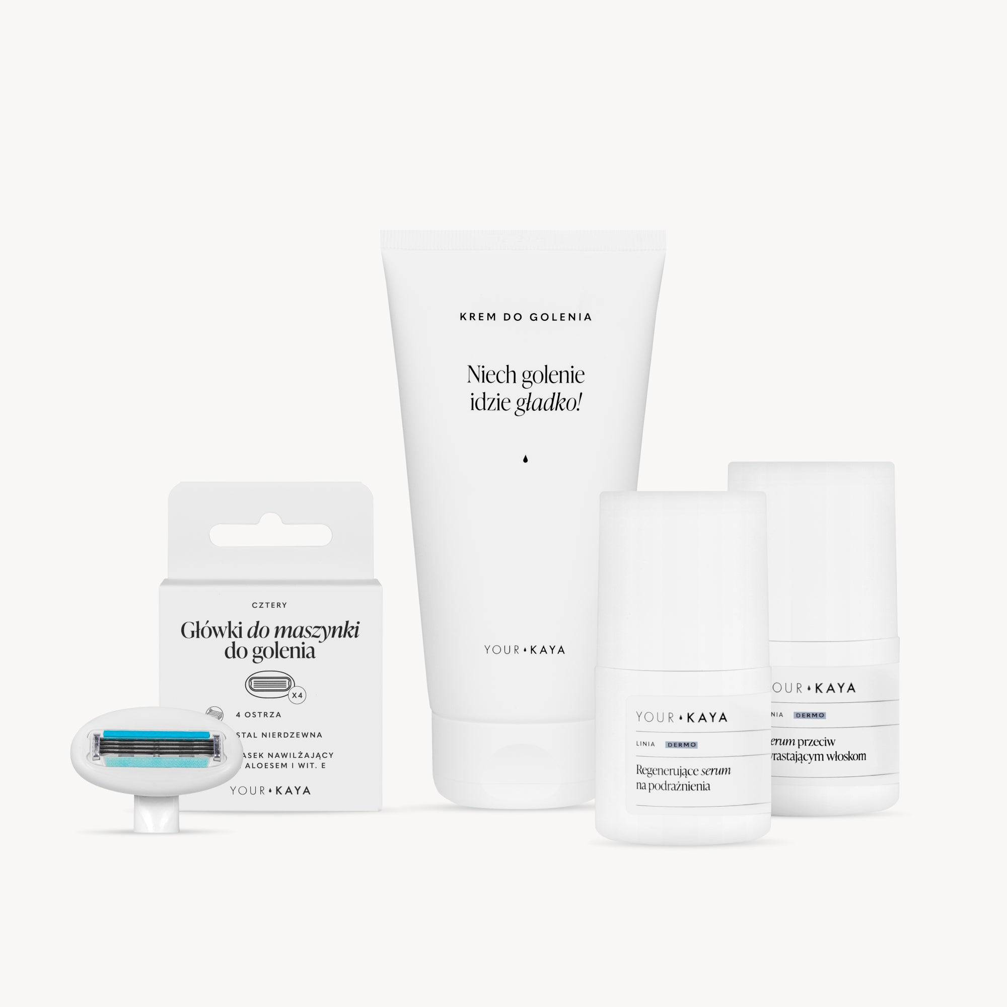 your-kaya-rasur-set-empfindliche-haut-4-klingen-creme-serum image 1