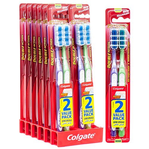 colgate-handzahnb-rste-mittel-v-borsten-3-st-ck-doppelwirkung image 2