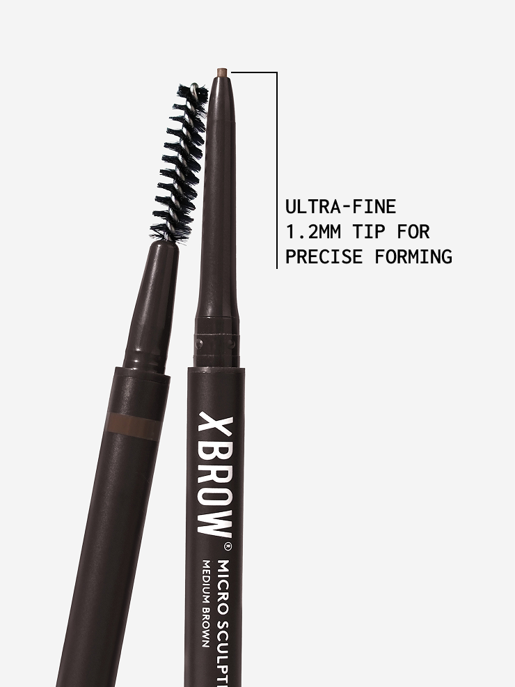 xlash-makeup-micro-sculpting-brow-pencil-augenbrauenstift-soft-brown-vegan image 2