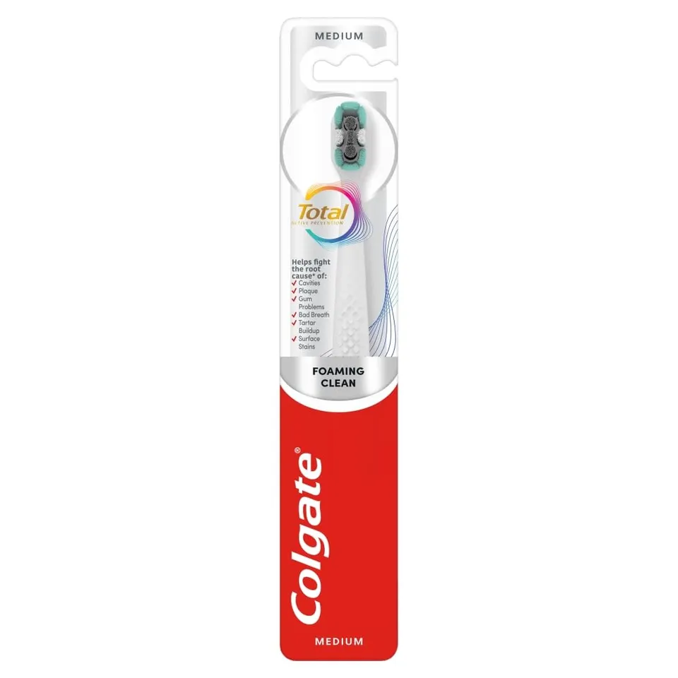 colgate-total-foam-clean-zahnb-rste-medium-1-st-ck-schaumreinigung image 1