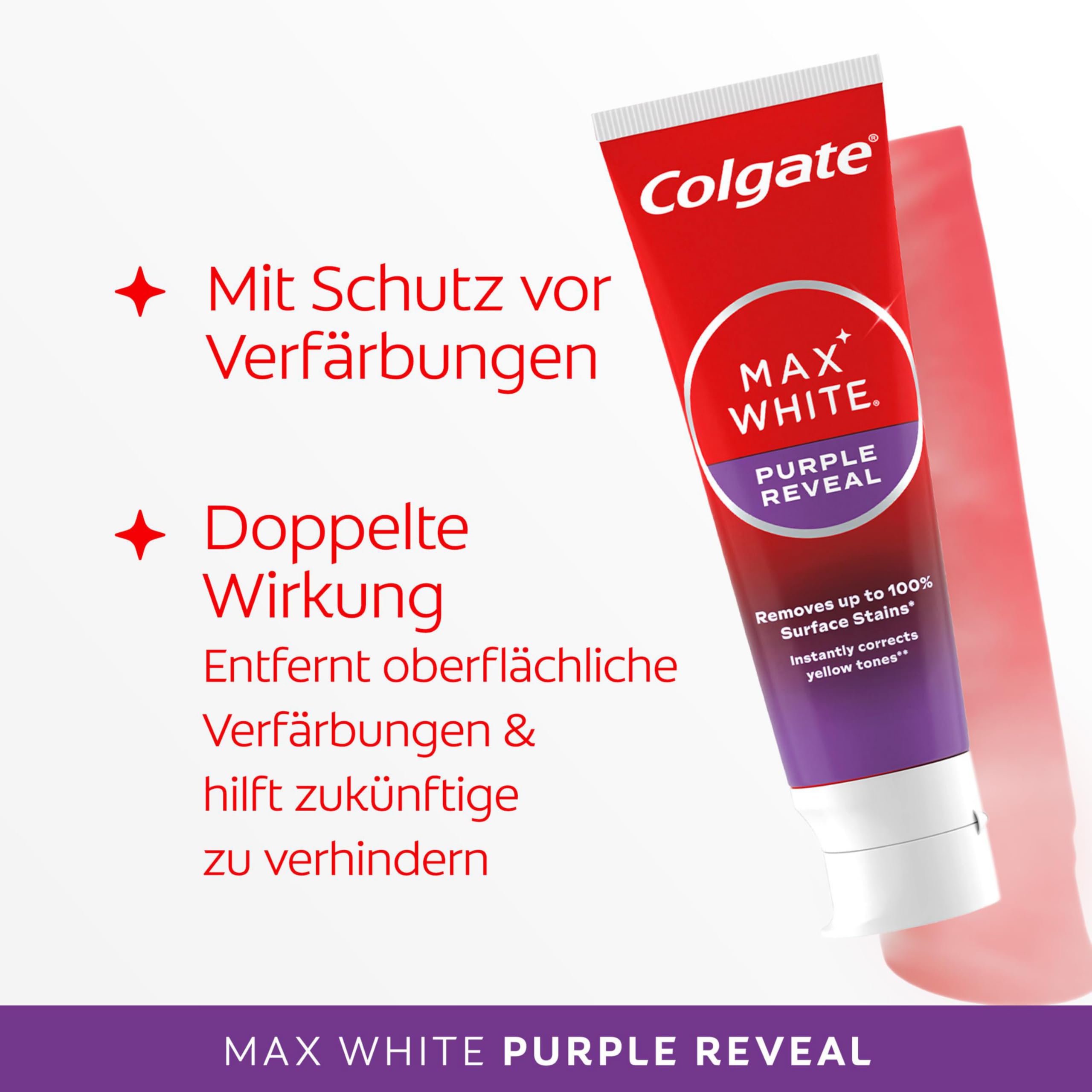 colgate-max-white-midnight-magic-zahnaufhellungsset-purple-3-teilig image 2