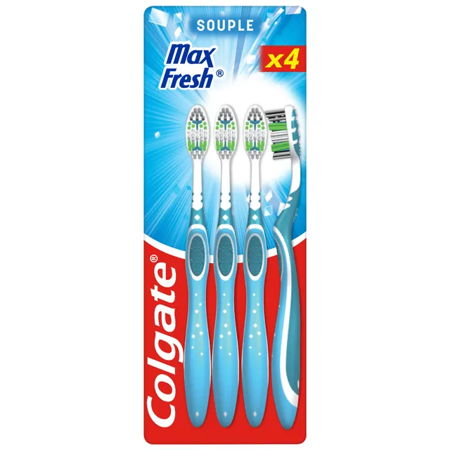 colgate-max-fresh-weiche-zahnb-rste-4er-pack-frischer-atem image 1